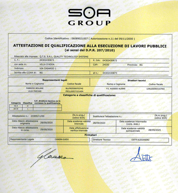 certificazione